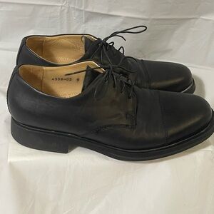 Joseph & Feiss Oxford Dress Shoes Black Leather Lace-Up Cap Toe Men's Size 9 M